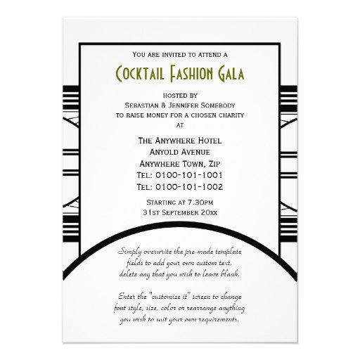 Cocktail Party Medium Invitations