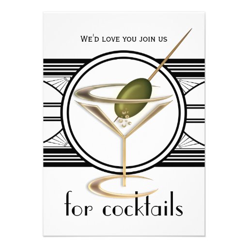 Cocktail Party Medium Invitations
