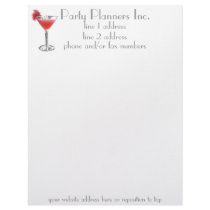 Cocktail Party PLanner letterhead