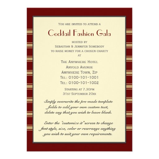 Cocktail Party XL Invitations