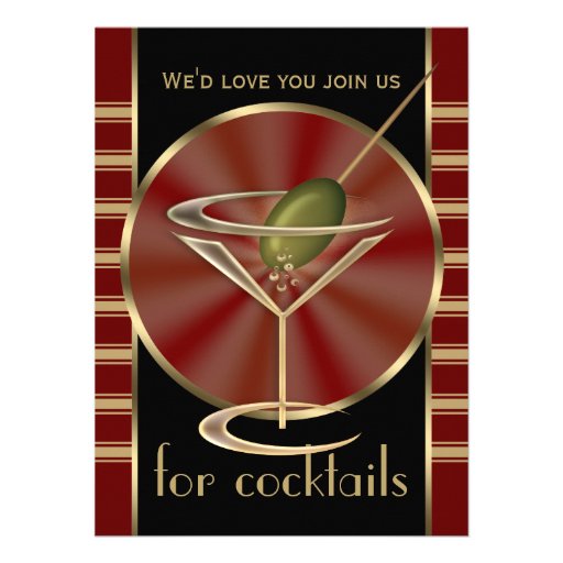 Cocktail Party XL Invitations