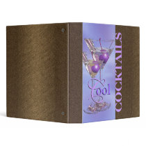 Cocktail recipe summer pub gift binder