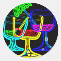 Cocktail Time Stickers