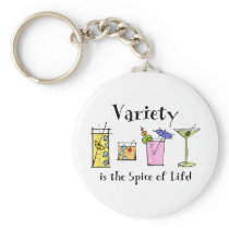 Cocktail Variety Key Chains