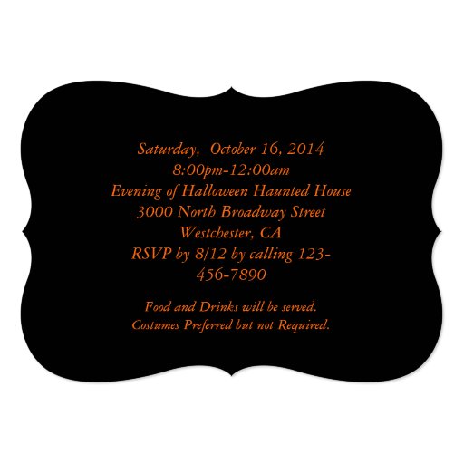 Cocktails and Costumes Chandelier Halloween Party Invitation