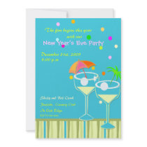 Cocktails and fun -New year Party Invitation by kool27stemplates Cocktails and fun -New year Party Invitation