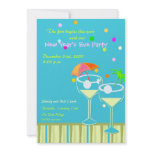Cocktails and fun -New year Party Invitation