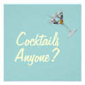 Cocktails Anyone Mod Custom Invitations