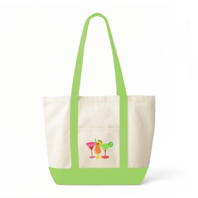 Cocktails Canvas Bags by totallypainted