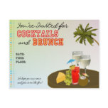 Cocktails &amp; BrunchPostcard Invitation