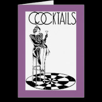 Cocktails... care to join me? card cards