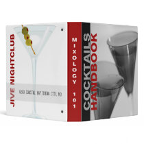 Cocktails Handbook Binder by lifethroughalens Cocktails Handbook Binder