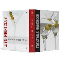Cocktails Handbook Binder by lifethroughalens Cocktails Handbook Binder