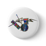 Cocktails, Mixed Drinks, Beverages Pinback Buttons