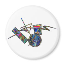 Cocktails, Mixed Drinks, Beverages Fridge Magnet