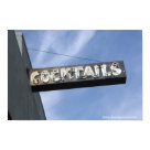 postcard - Cocktails in Hollywood