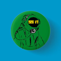 Coco B's Team Scuba Button