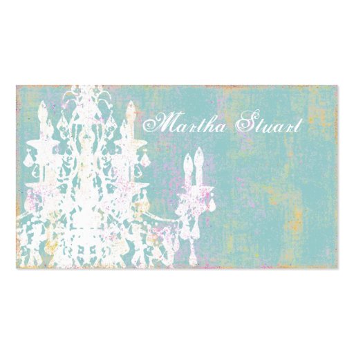 Coco Chandelier 2 ~ CHANGE COLOR Business Cards