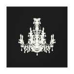 Coco Chandelier ~ Wrapped Canvas .75" Thick Stretched Canvas Print