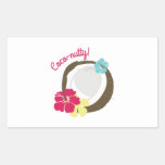 Coco-nutty Rectangle Stickers