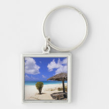 Coco Point Beach, Barbuda, Antigua Keychains