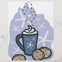 cocoa and cookies personalized flyer