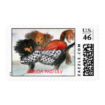 COCOA AND LILY STAMPS