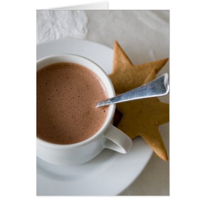 Cocoa and Pepperkakor Card by fiber_fool