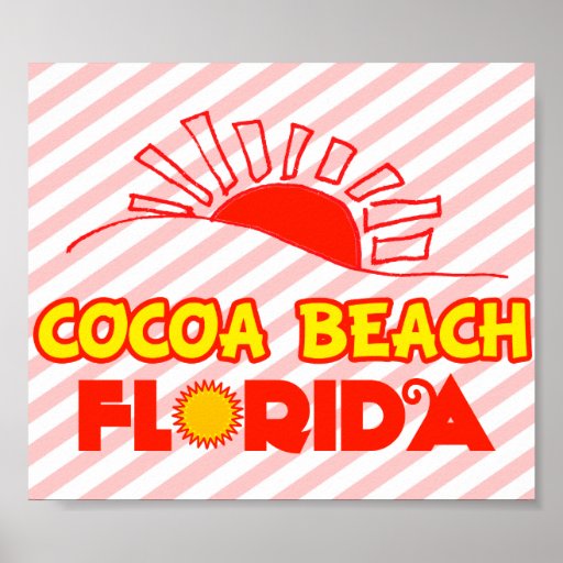 Cocoa Beach, Florida Poster | Zazzle