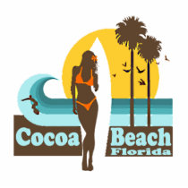 Cocoa Beach. photo sculptures