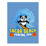 Cocoa Beach Surfing Fun Post Card