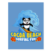 Cocoa Beach Surfing Fun postcards