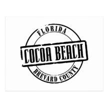 Cocoa Beach Title Post Cards
