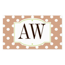 Cocoa Bedotted Business Card Template