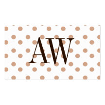 Cocoa Bedotted Business Card Templates