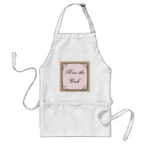 Cocoa brown and pink wedding aprons by perfectpostage Cocoa brown and pink wedding aprons