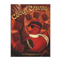 Cocoa Canard Canvas Wrapped Poster Gallery Wrap Canvas