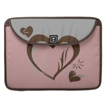 Cocoa Hearts Sleeve For Macbooks