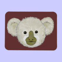 Cocoa Koala Bear premium magnets