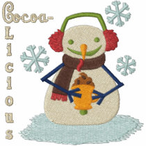 Cocoa-Liscious Winter Fun embroidered shirts by cowboyannie Cocoa-Liscious Winter Fun embroidered shirts