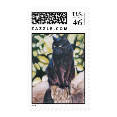 "Cocoa" Postage Stamp by paintonmypaws