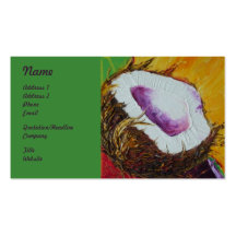 Coconut Fruit Business Cards