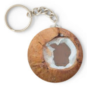 Coconut Watercolor - Key Chain
