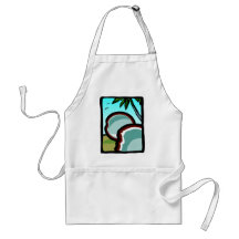 Coconuts and Palms Aprons