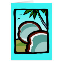 Coconuts and Palms Card