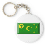 Cocos Islands Flag Jewel Key Chain