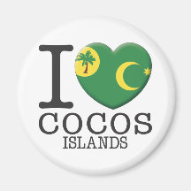 Cocos Islands Refrigerator Magnets