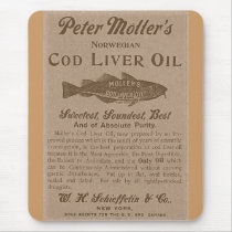Cod Liver Oil mousepads by angelandspot Cod Liver Oil mousepads