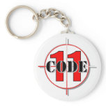 CODE 11 Keychain
