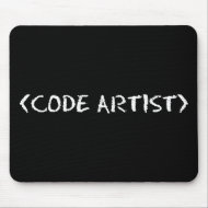 CODE ARTIST mousepad